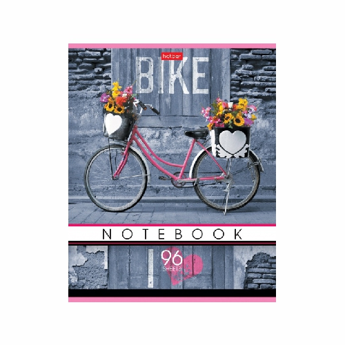 Тетрадь 96л А5 клетка Хатбер I like my bike 075701