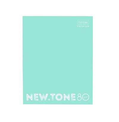 Тетрадь на кольцах А5 80л Хатбер New.Tone Мята 80ТК5А1_05039