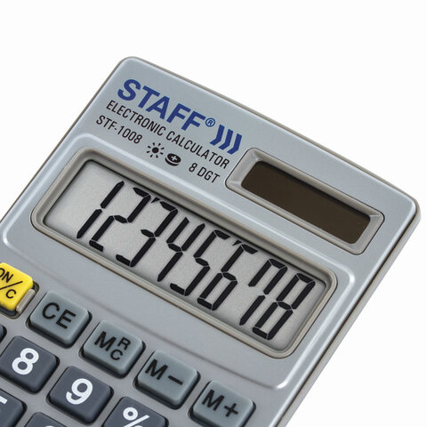 Калькулятор STAFF STF-1008 8разр 103*62мм 250115