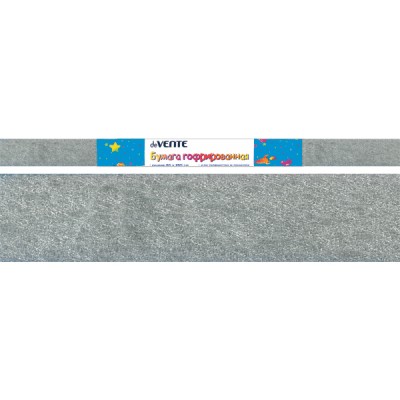 Бумага гофрированная Attomex 50*250см серебряная 8040808