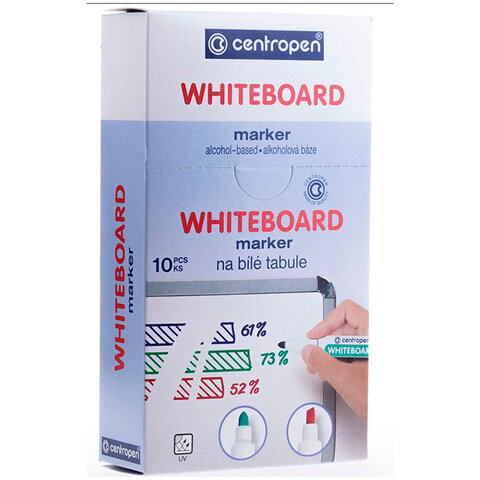 Маркер для белых досок Centropen Dry-Wipe 2,5мм фиолетовый 8559 0105