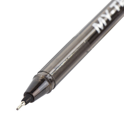 Ручка шариковая масляная PENSAN "My-Tech", черная, 0,7 мм, линия письма 0,35 мм, 2240