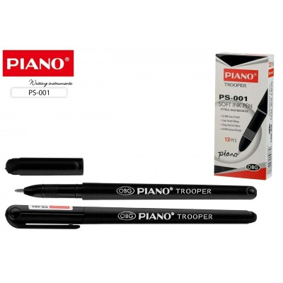 Ручка шариковая Piano Trooper черная 0,7мм PS-001 Basir