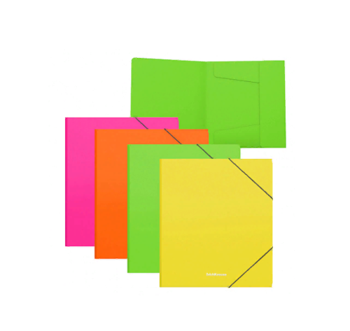 Папка на резинке А5+ Matt Neon ассорти ErichKrause, 50389