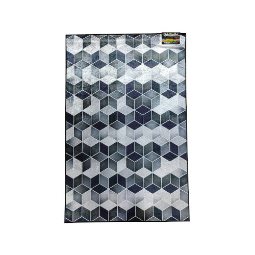 Коврик интерьерный Dekorelle Velvet Silk 50х80см, V002, Геометрия