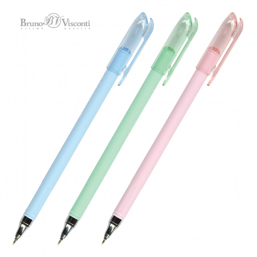 Ручка шариковая Bruno Visconti синяя PointWrite 0,38мм 20-0253 Zefir
