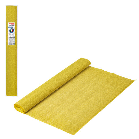 Бумага гофрированная Brauberg 50*250см 140г/м2 112571 янтарная