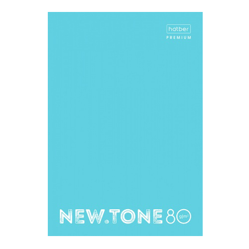 Тетрадь А4 80л клетка Хатбер "Newtone PASTEL" Незабудка 80Т4лA1_05025
