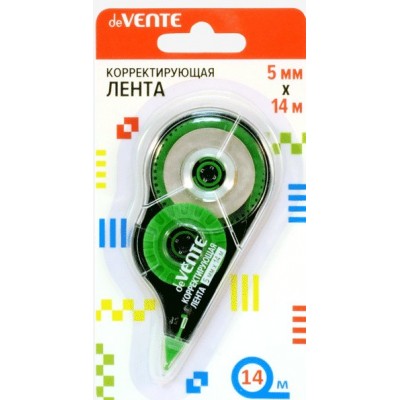 Корректирующая лента deVente 5мм х14м, фронтальный аппликатор, 4062109