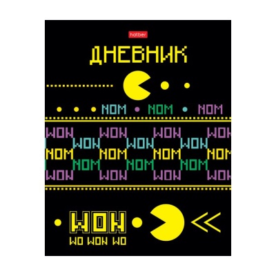 Дневник школьный Хатбер твердая обложка, "Pixels", 1-11 класс, 40ДТ5лвлВ_30951