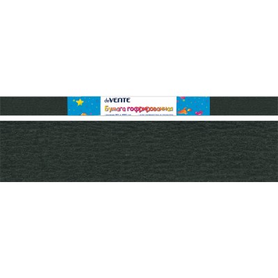 Бумага гофрированная Аttomex 50см*250м черная 8040735