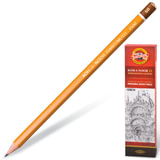 Карандаш чернографитный Koh-i-noor 1500, 5В, 150005В