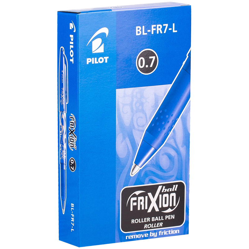 Ручка гелевая синяя Pilot 0.7мм Frixion шпион BL-FR7-L(E)