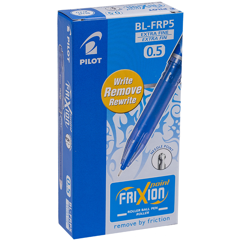 Ручка гелевая синяя Pilot 0.5мм Frixion шпион BL-FRP5-L