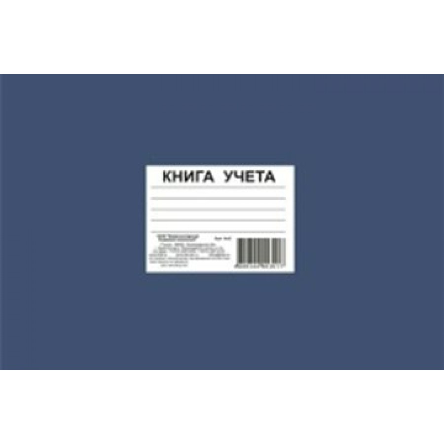 Книга учёта КБК 144л, бум/винил, горизонтальная, клетка, 19с2 