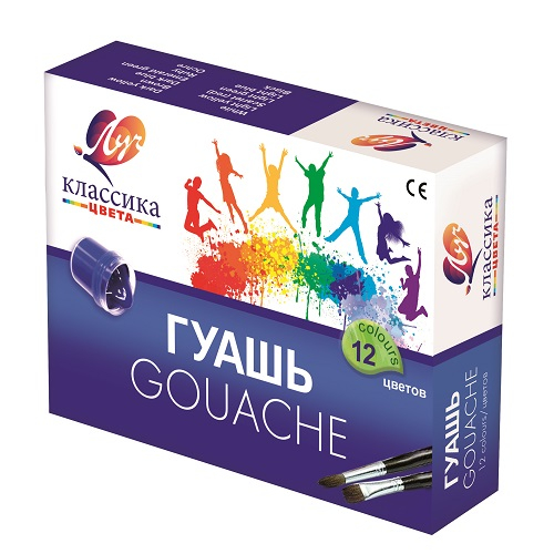 Гуашь Луч Классика 12цв*20мл,19С 1277-08