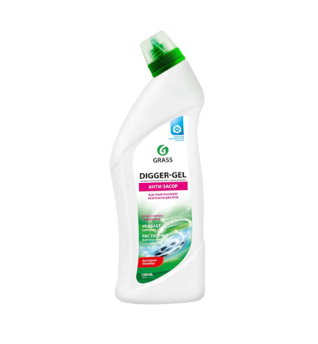 Средство от засоров GRASS DIGGER-GEL Анти-засор 750мл 125181