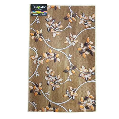 Коврик интерьерный Dekorelle Velvet 50х80см, V221, Веточки