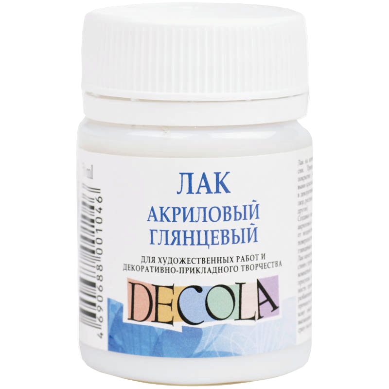 Лак акриловый DECOLA  50мл глянцевый 5828920