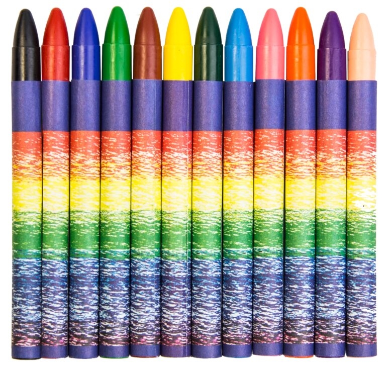 Мелки восковые Луч "Классика" 12цв, круглые, 12с861-08